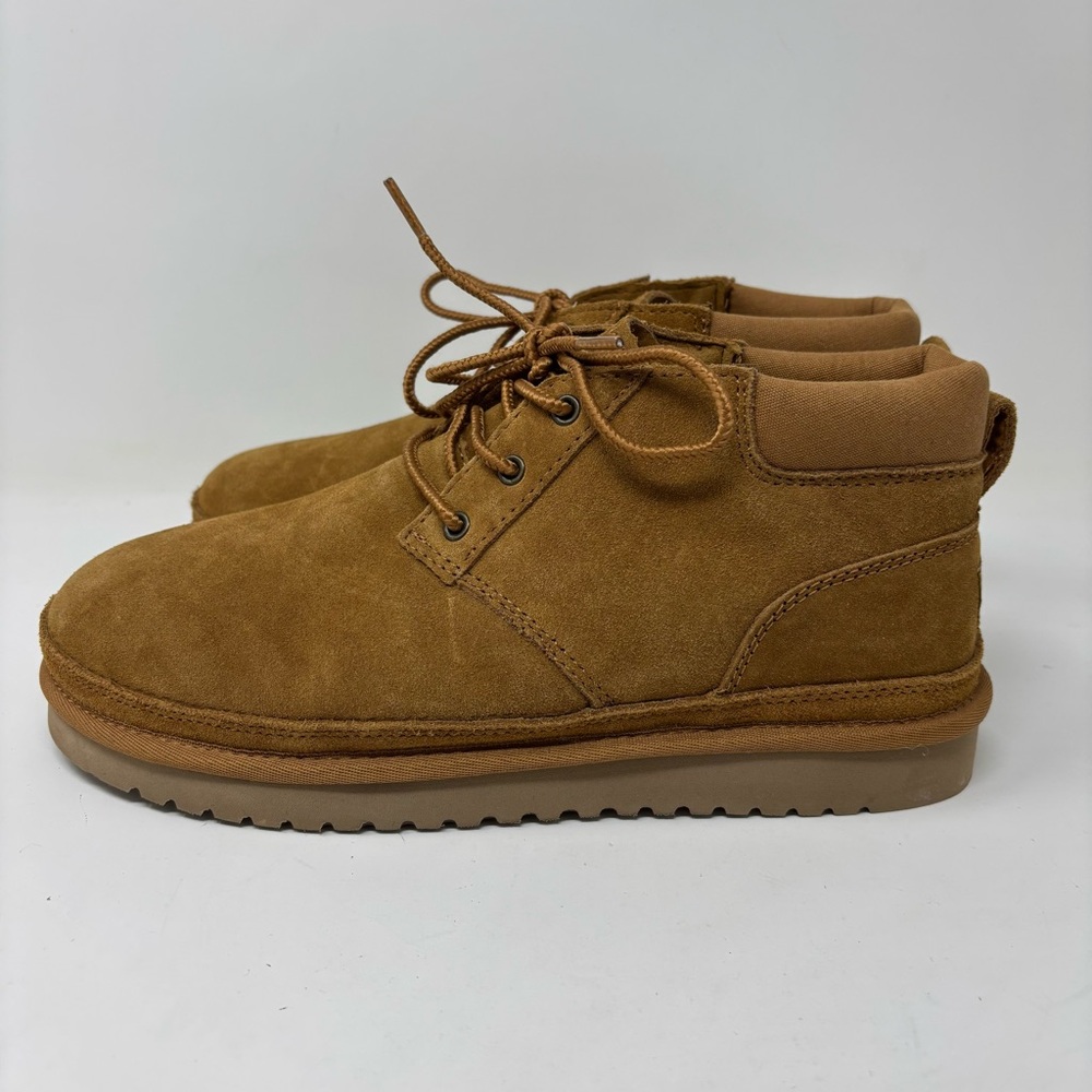 Koolaburra by UGG Advay Chestnut Lace Up Fur Boots Size 10 - Picture 2 of 12